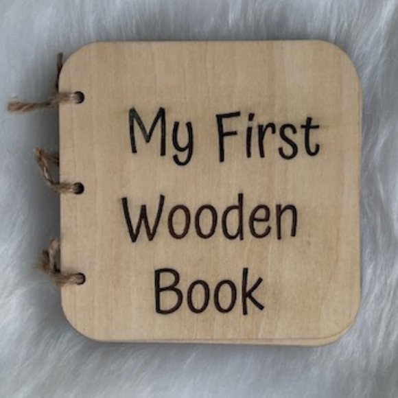 Children's Books Baby Book Baby Shower Gift Baby Gift Wood Books - Picture 1 of 8
